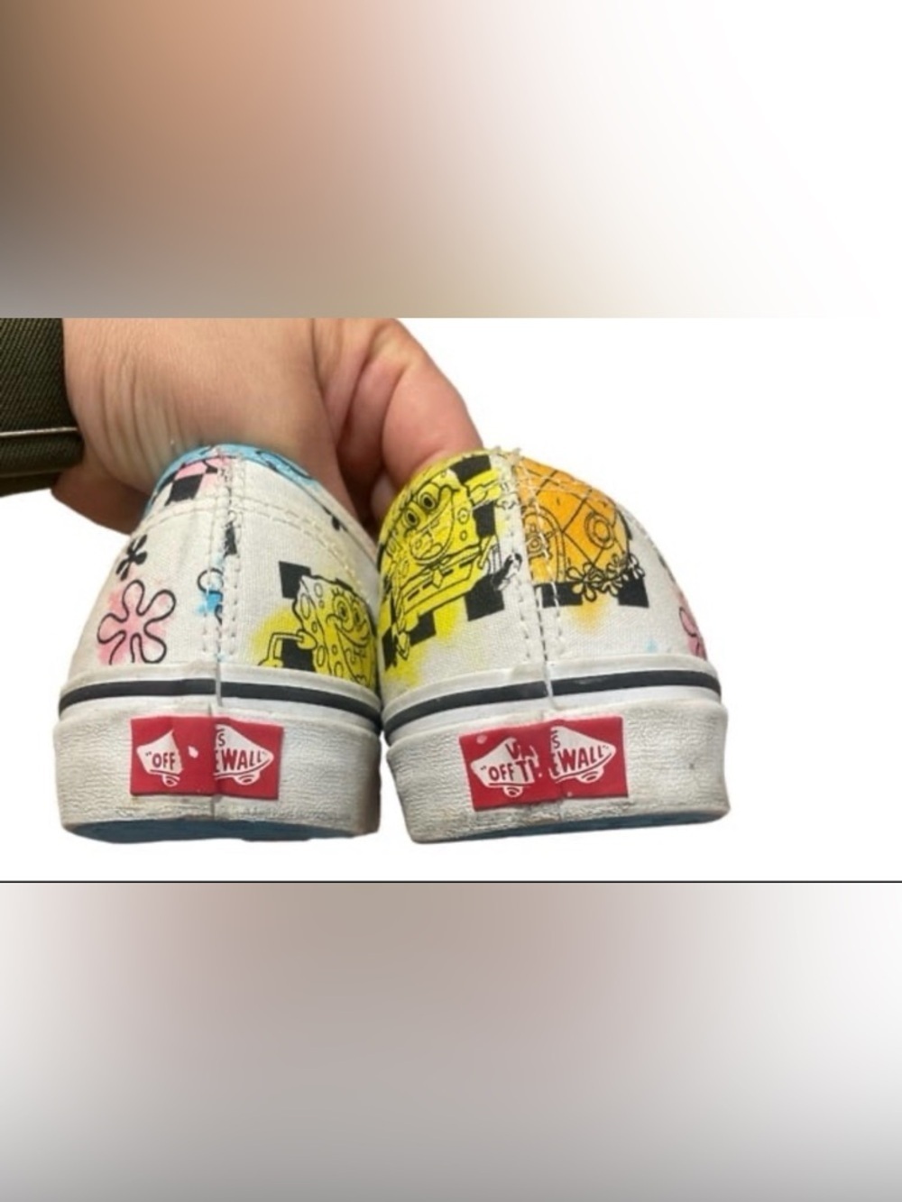 Vans SpongeBob SquarePants Sneakers Women’s 7.5 - Picture 2 of 6